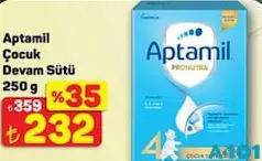 APTAMİL ÇOCUK DEVAM SÜTÜ 250 G fiyat ve kampanya bilgisi